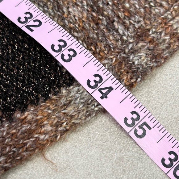 Chico’s 2 | Large Chic Texture Randall Sweater Vest Chestnut Brown Sleeveless - Picture 9 of 11